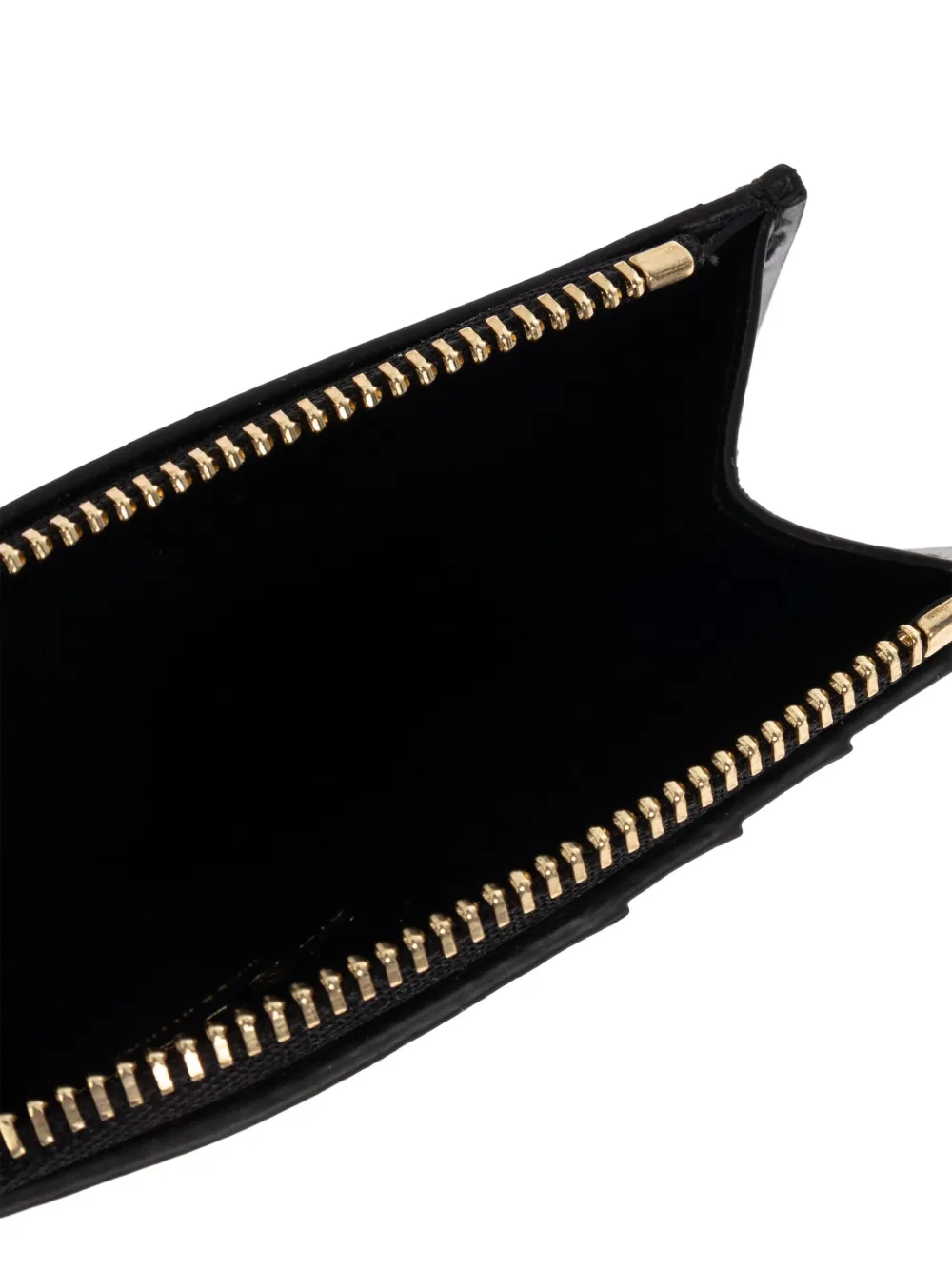 Alexander McQueen Leren pasjeshouder Zwart