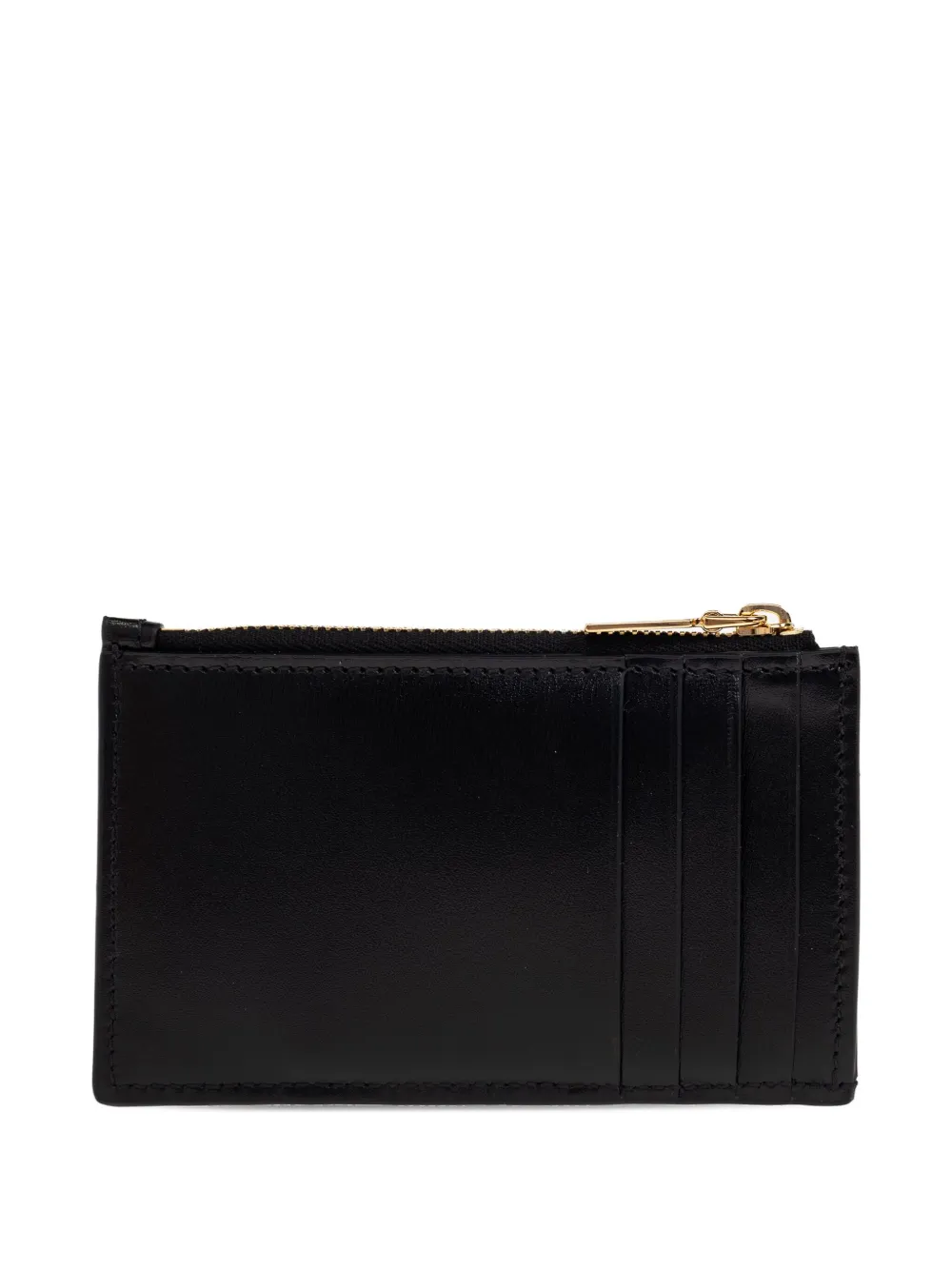 Alexander McQueen Leren pasjeshouder Zwart