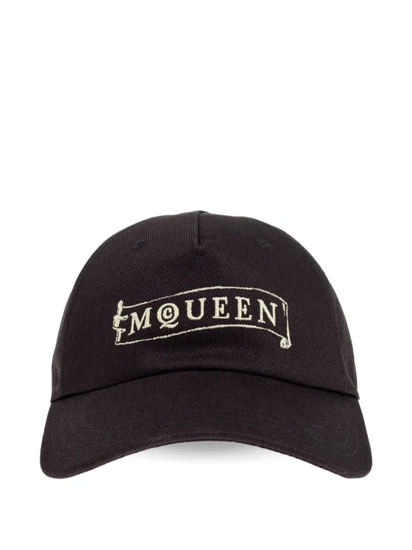 Alexander McQueen ロゴ キャップ | ブラック | FARFETCH JP