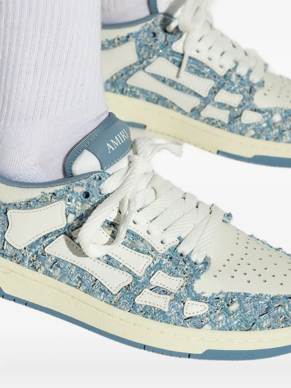 Amiri Skel Boucle Low-top Sneakers