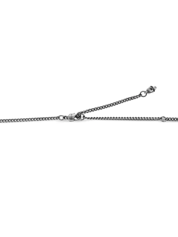 Alexander McQueen ロゴ ネックレス Alexander McQueen ロゴ ネックレス | シルバートーン | FARFETCH JP