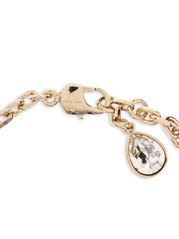 Alexander McQueen ロゴチャーム ブレスレット | ゴールドトーン