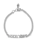 Alexander McQueen crystal-embellished bracelet - Silver