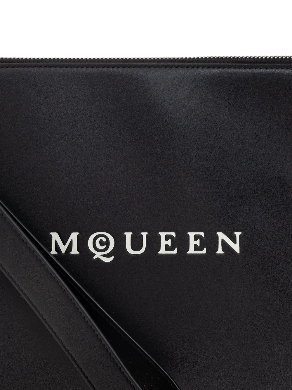 Alexander McQueen Leren clutch Zwart