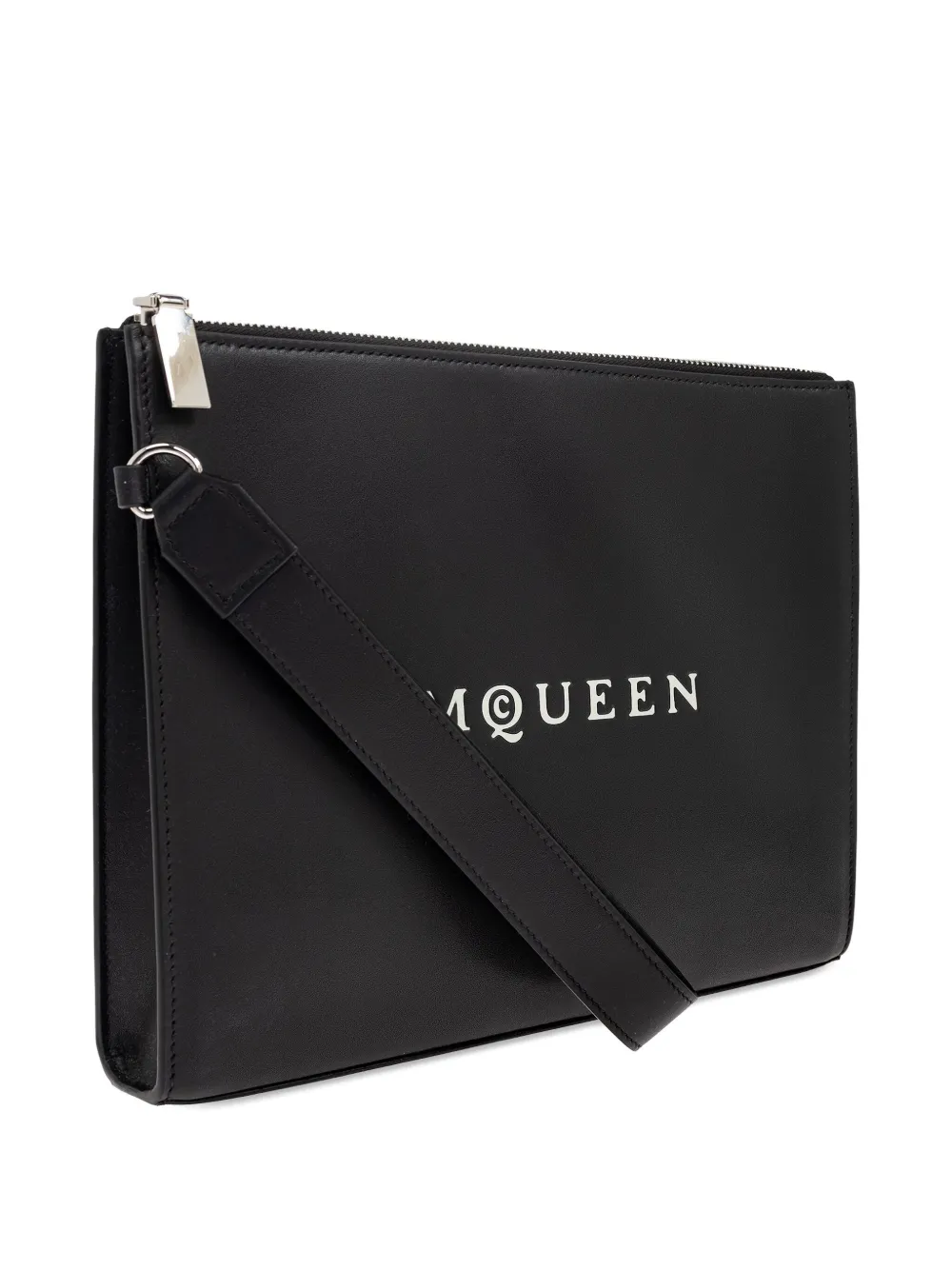 Alexander McQueen Leren clutch Zwart