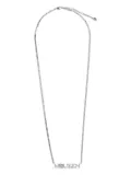 Alexander McQueen logo-pendant necklace - Silver
