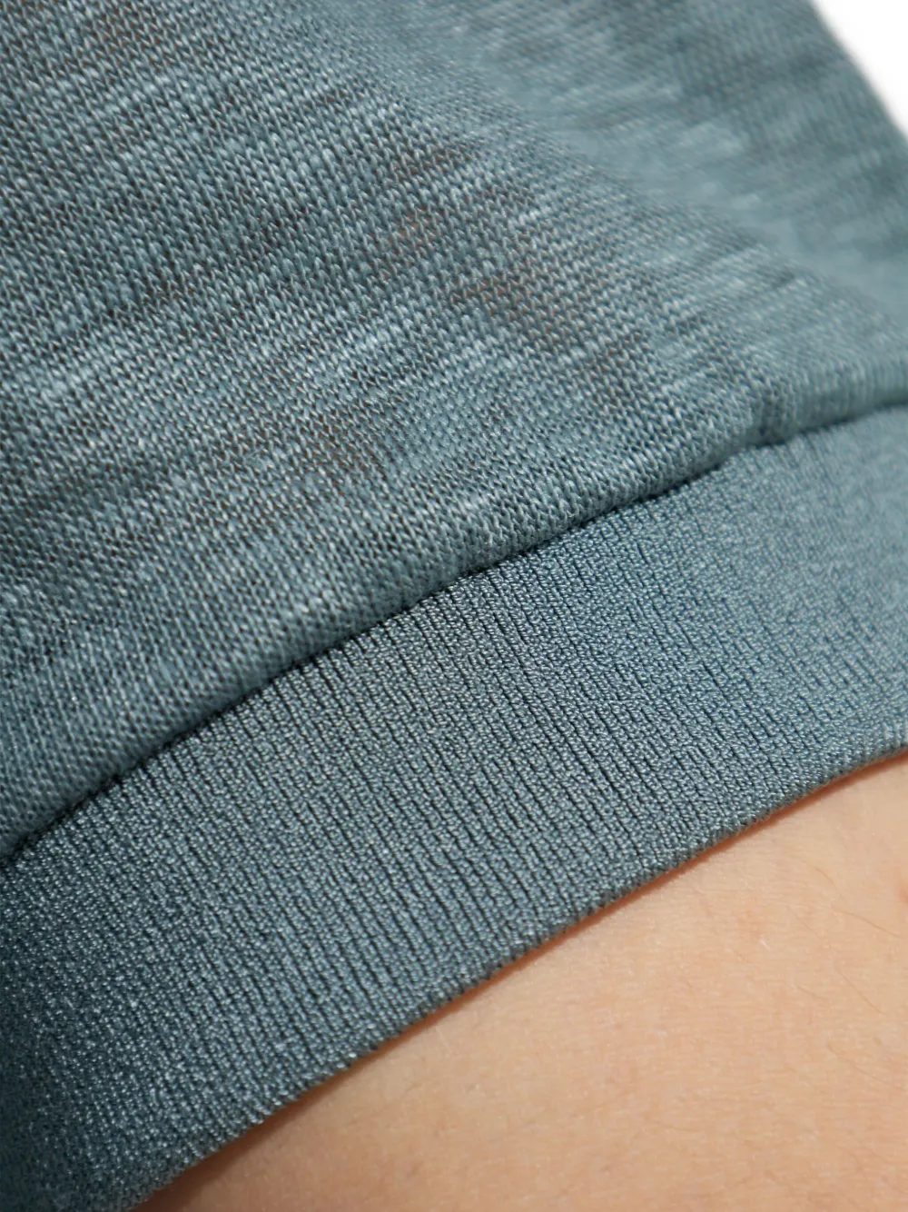 Giorgio Armani Linnen T-shirt Blauw