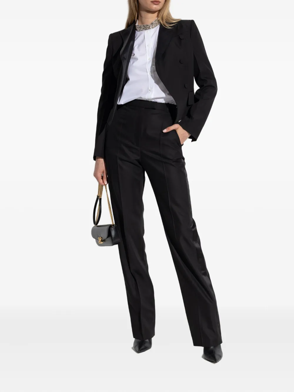 Alexander McQueen Katoenen blouse Wit
