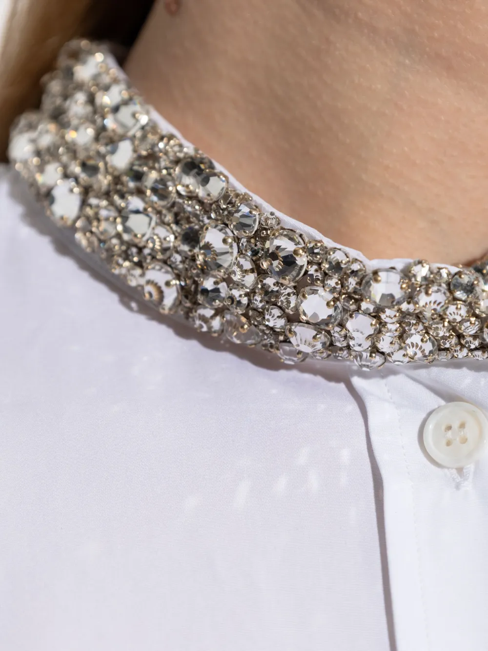 Alexander McQueen Katoenen blouse Wit
