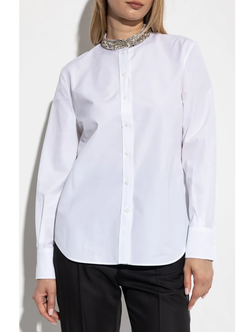 Alexander McQueen Katoenen blouse Wit