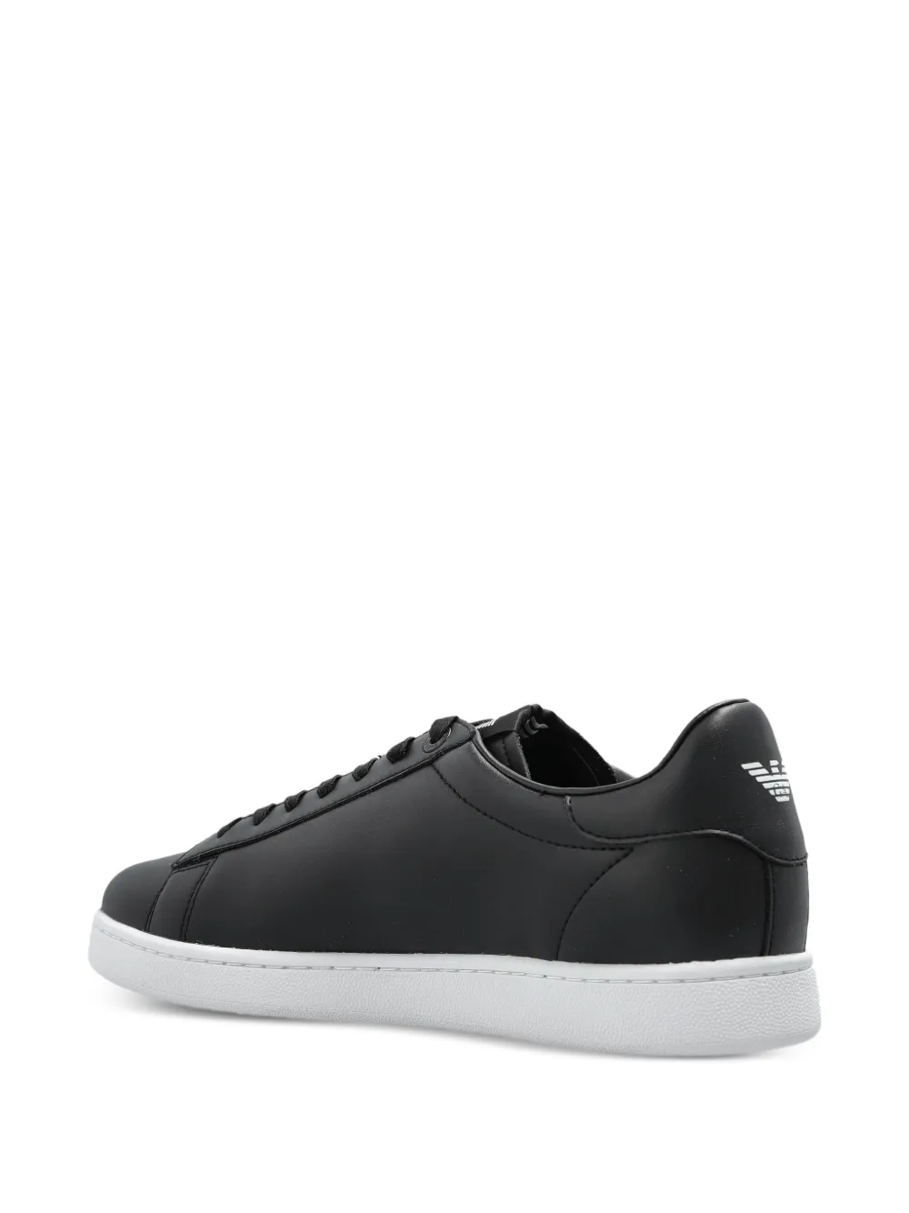 Ea7 Emporio Armani Leren sneakers Zwart