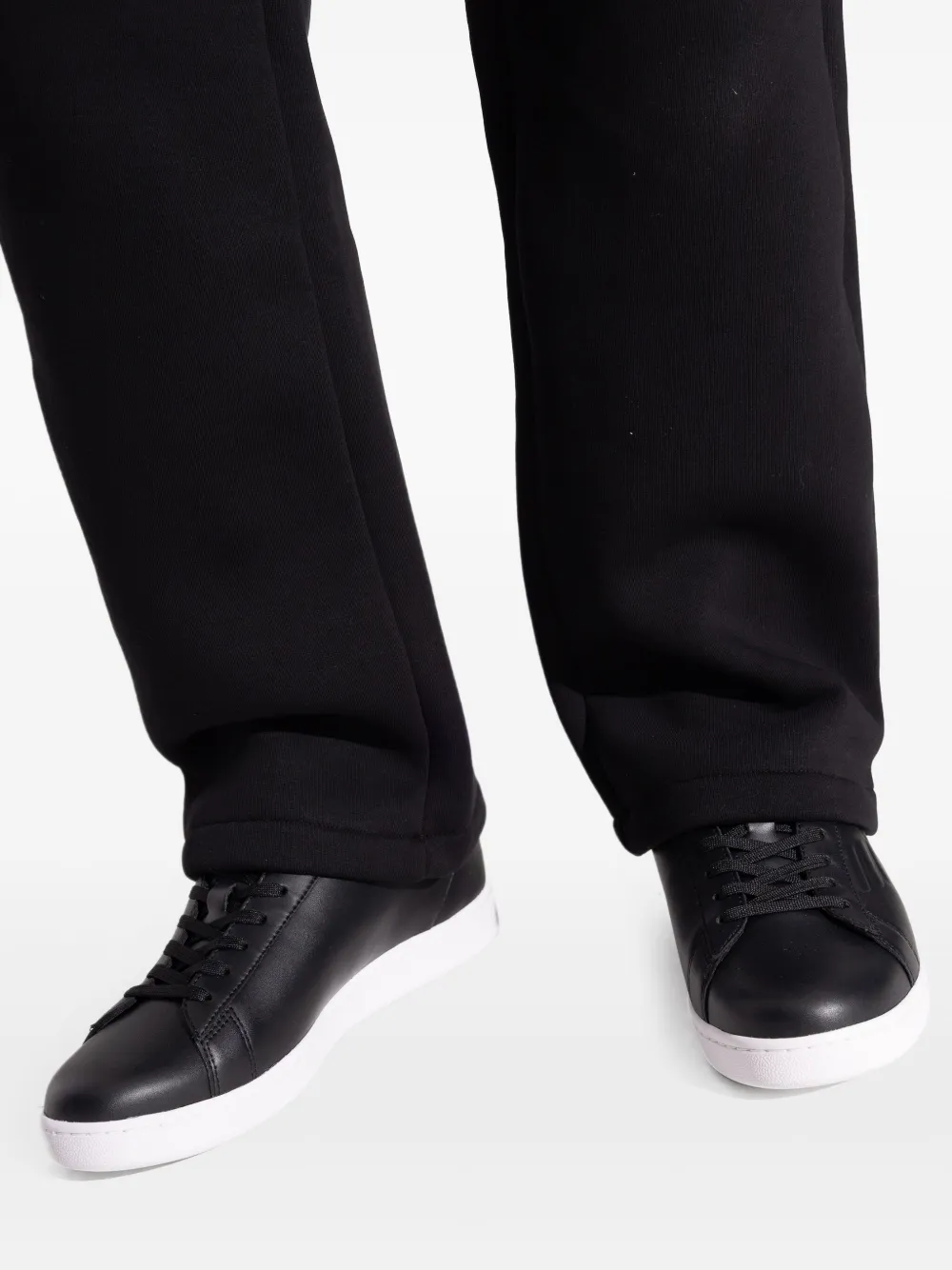 Ea7 Emporio Armani Leren sneakers Zwart