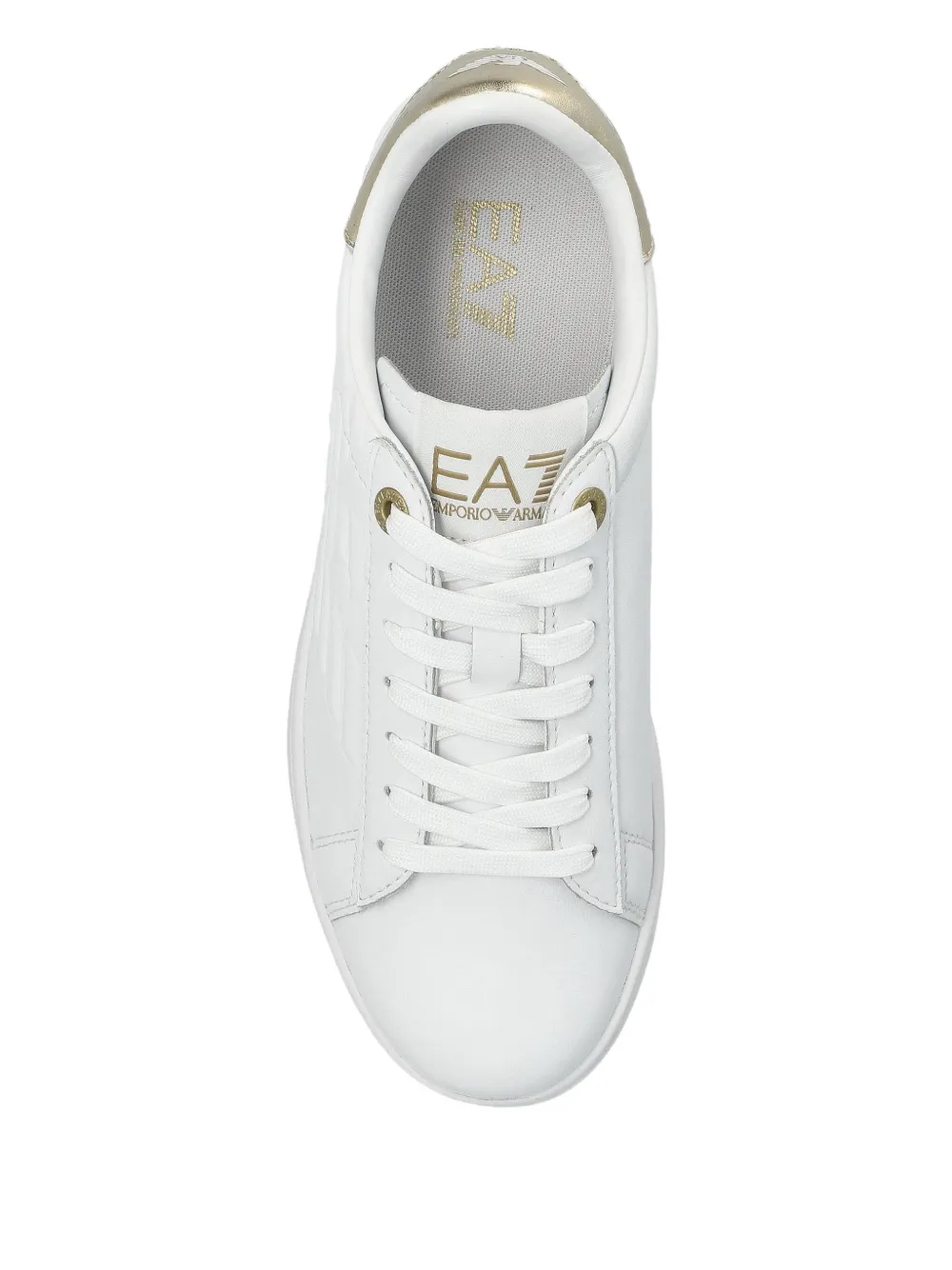Ea7 Emporio Armani Leren sneakers Wit