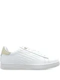 Ea7 Emporio Armani leather sneakers - White