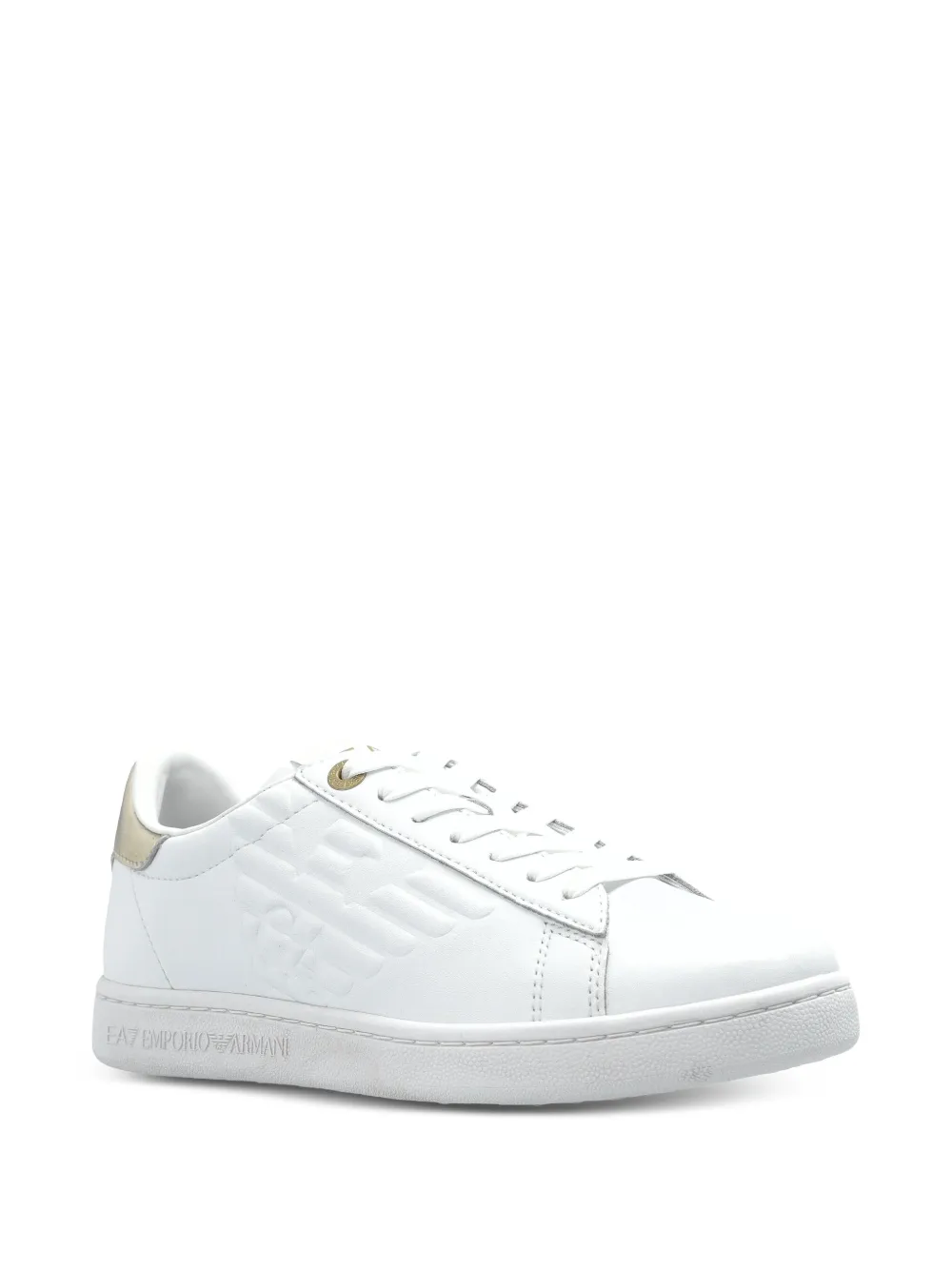 Ea7 Emporio Armani Leren sneakers Wit