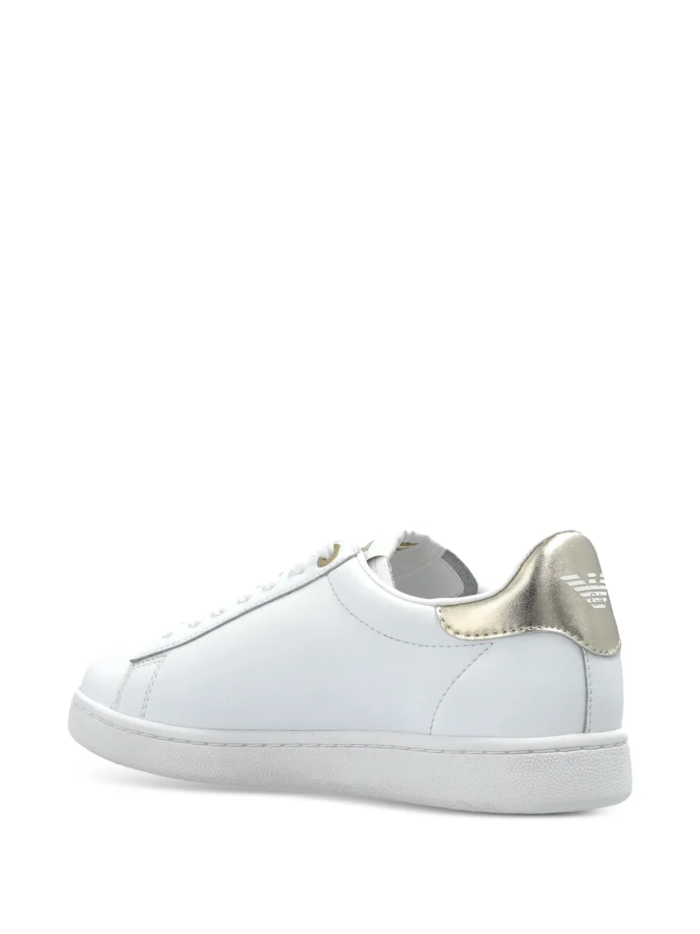 Ea7 Emporio Armani Leren sneakers Wit