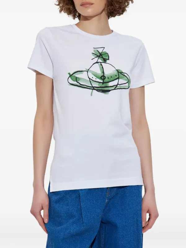 Vivienne Westwood logo-print T-shirt | White | FARFETCH OM