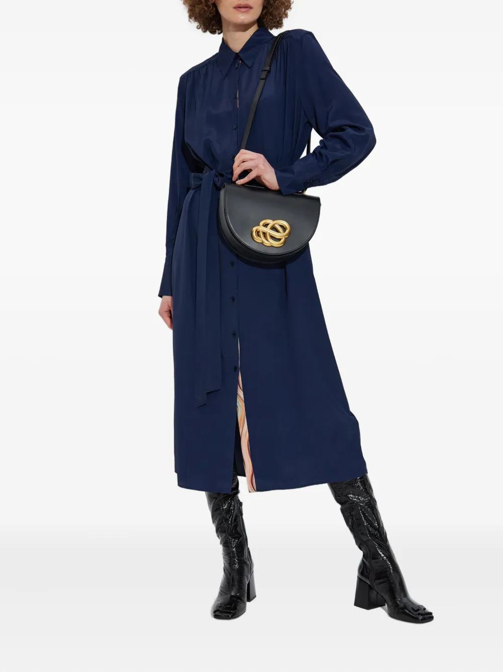 PS Paul Smith Jurk met ceintuur Blauw