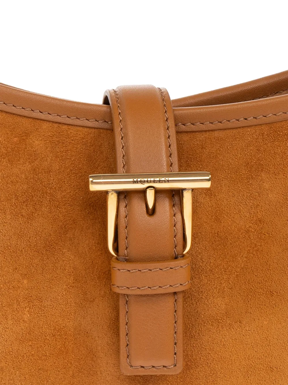 Alexander McQueen Mini T-Bar shopper Bruin