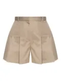 Alexander McQueen pleated shorts - Neutrals