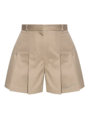 パンツ ALEXANDER MCQUEEN Women Shorts  Burmudas 830041QEAAA 1000 B Disney Pixar Cars Lightning McQueen Denim Shorts With Belt