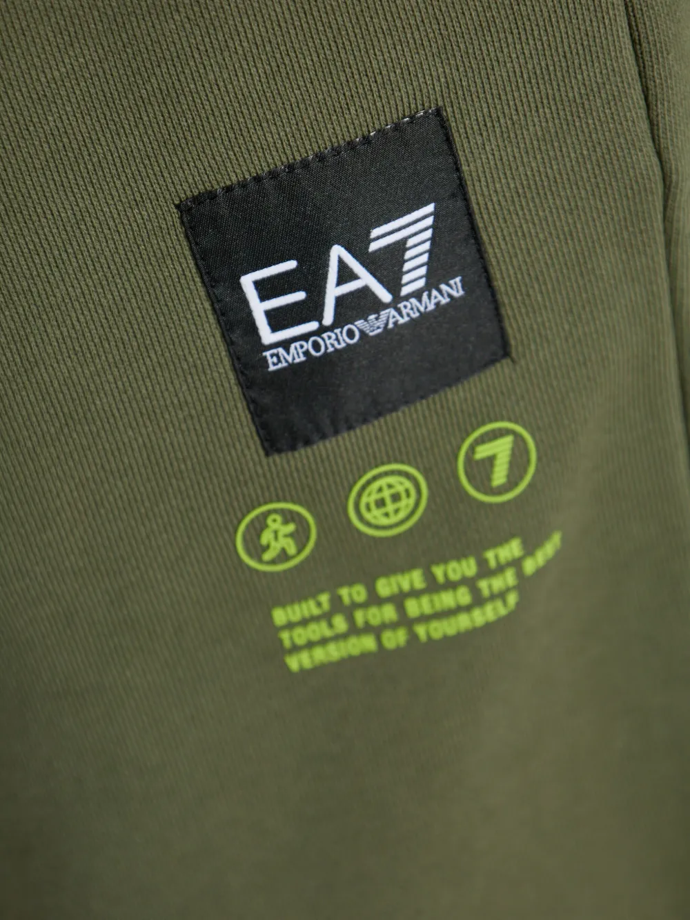 Ea7 Emporio Armani Katoenen trainingsbroek Groen