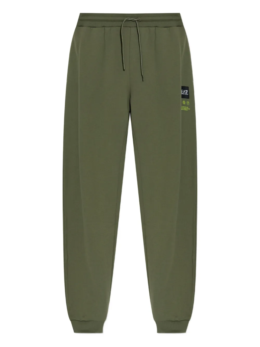 Ea7 Emporio Armani Katoenen trainingsbroek Groen