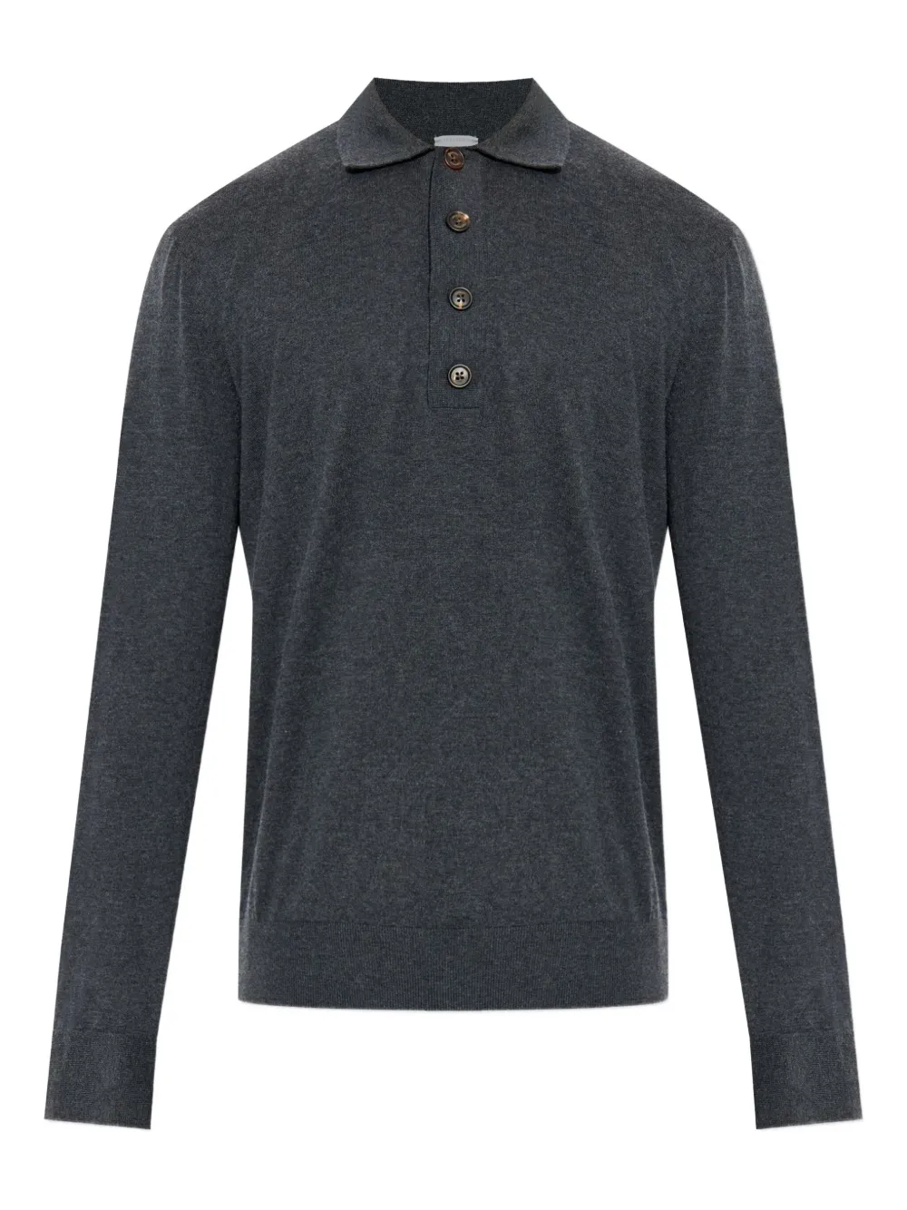 long-sleeve polo shirt