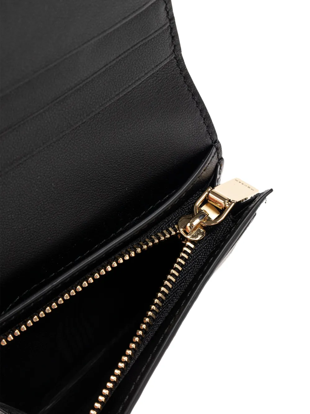 Alexander McQueen Leren portemonnee Zwart