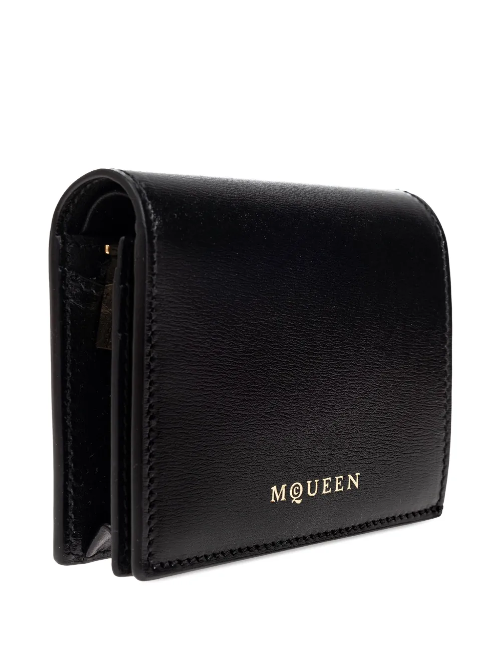Alexander McQueen Leren portemonnee Zwart