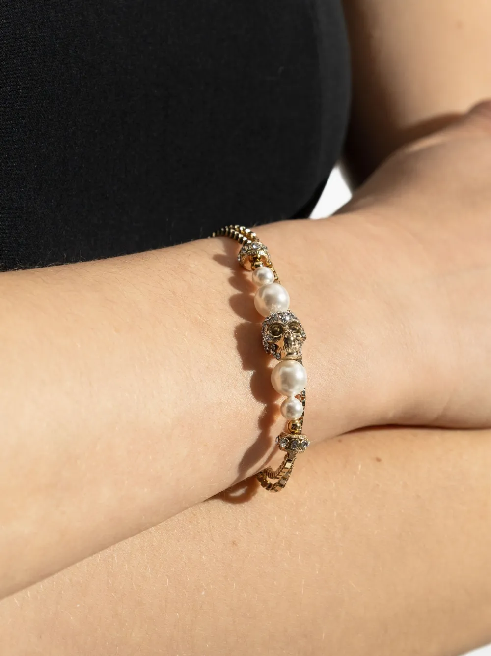 Alexander McQueen crystal-embellished bracelet | Image 2