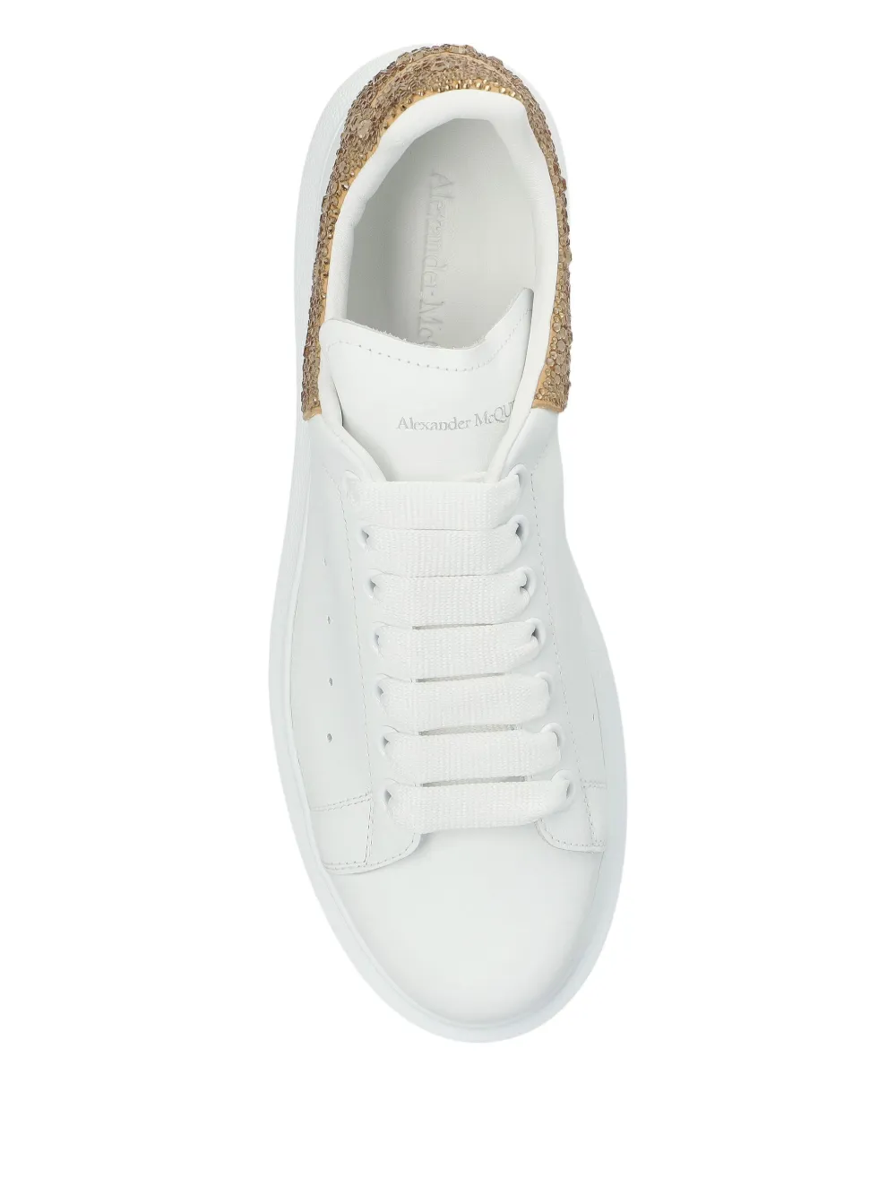 Alexander McQueen leather sneakers White