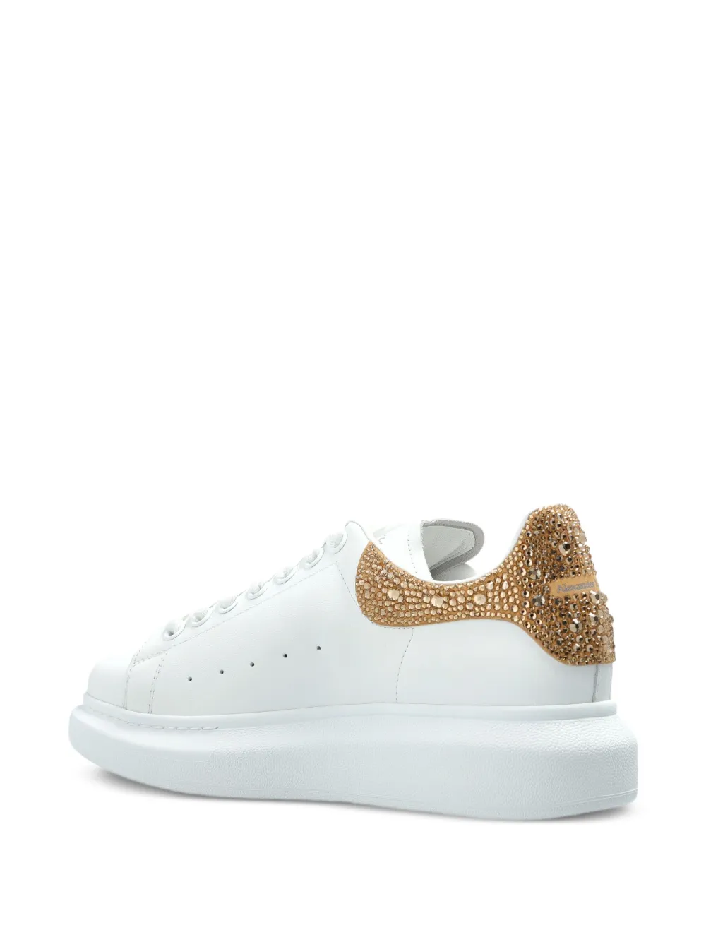 Alexander McQueen leather sneakers White