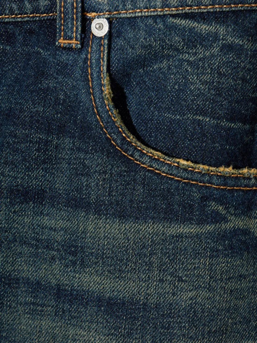 Alexander McQueen Jeans met vervaagd effect Blauw