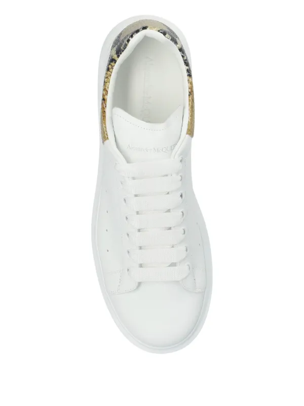 Alexander McQueen snakeskin-embellished Sneakers | White