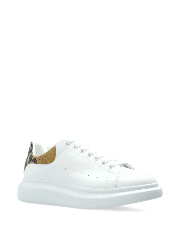 Alexander Mqueen snakeskin black and white belt Buy Alexander McQueen Double Belt With Chain  main image 4
