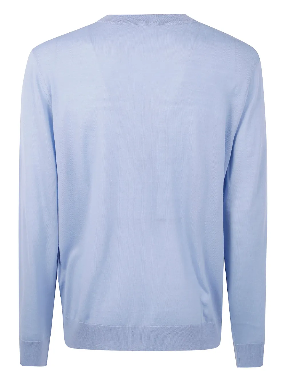 Paul Smith crew-neck merino sweater Blauw