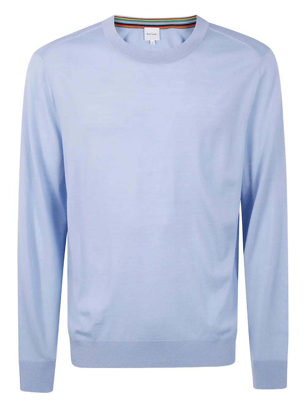 Paul Smith crew-neck merino sweater Blauw