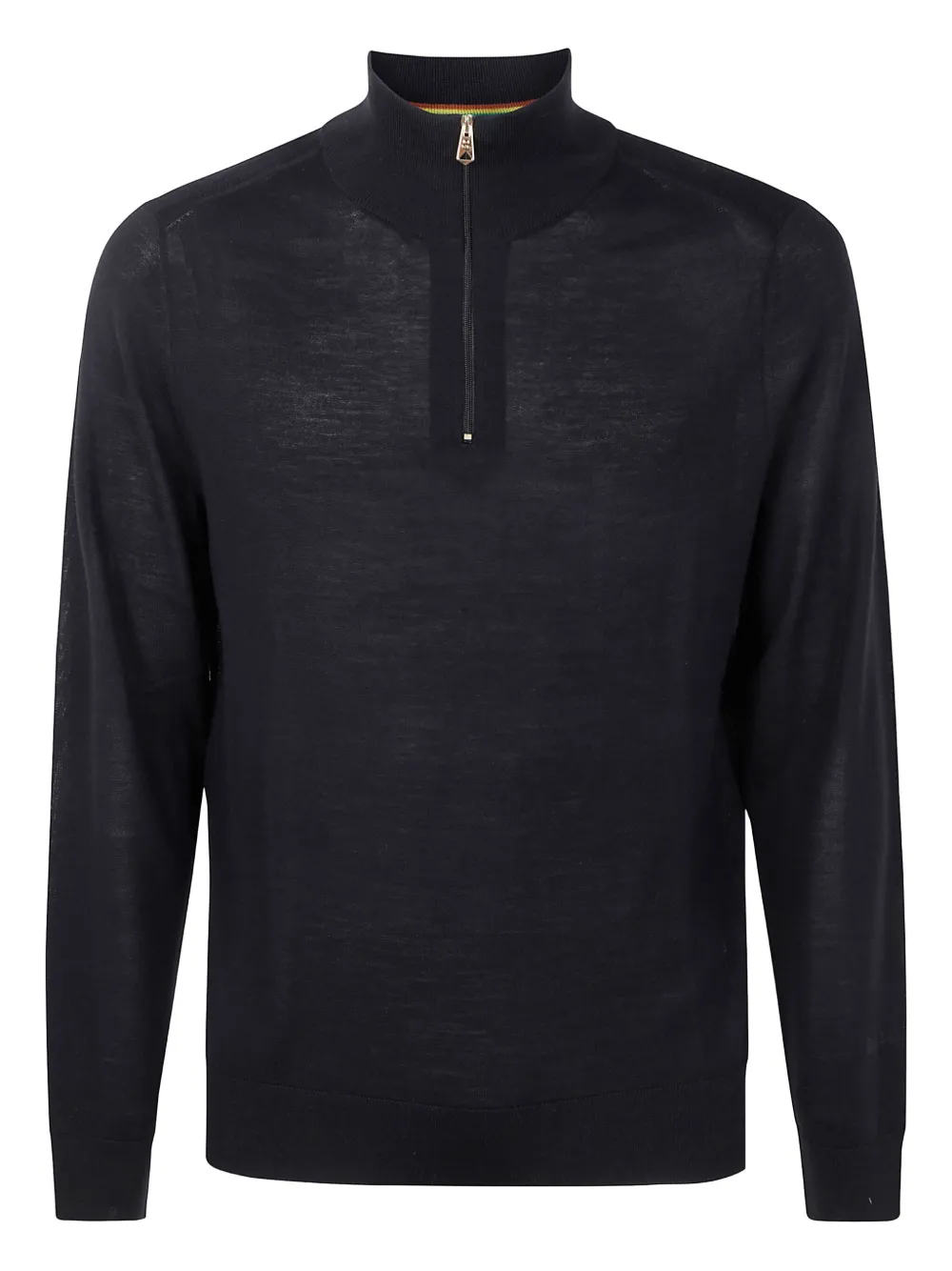 Paul Smith high-neck half-zip sweater Zwart