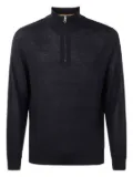 Paul Smith high-neck half-zip sweater - Black