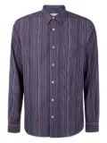 Paul Smith artist-striped shirt - Blue