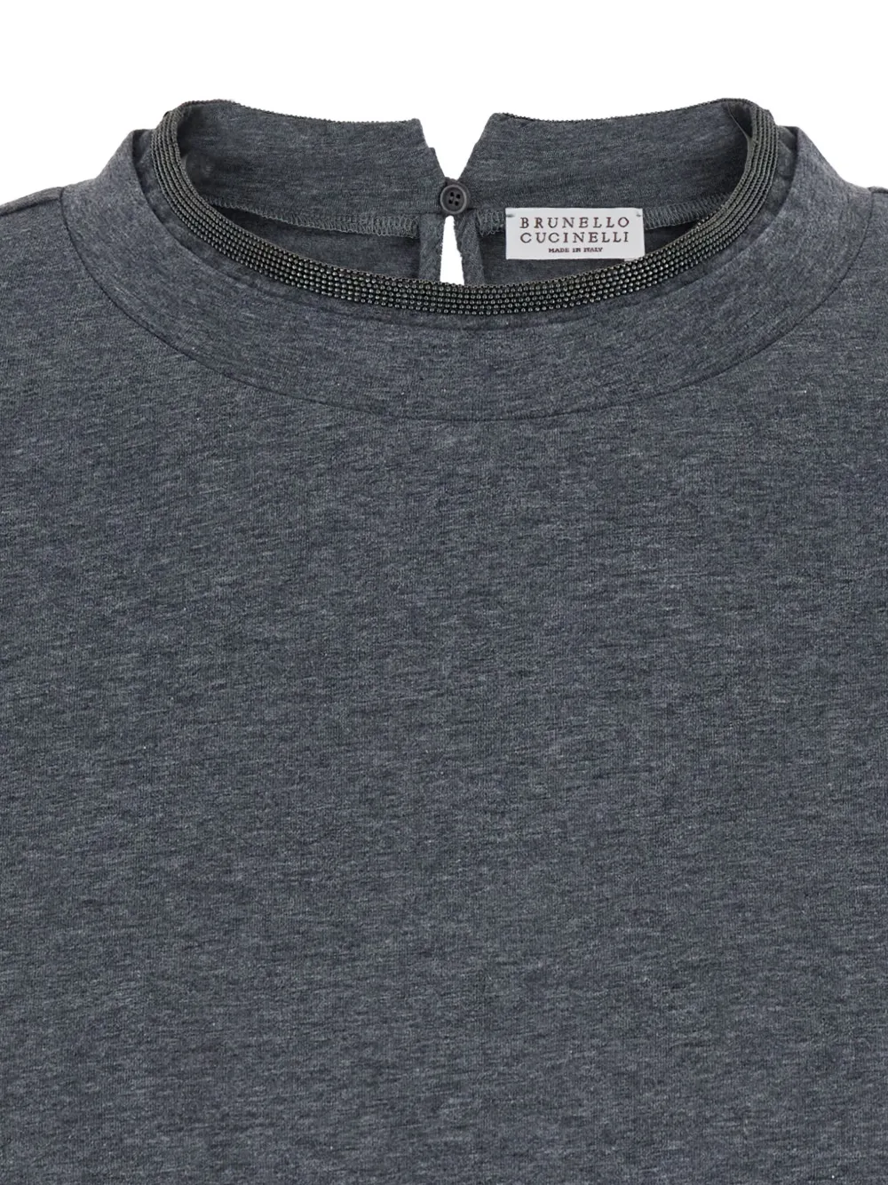 Brunello Cucinelli T-shirt met detail Grijs