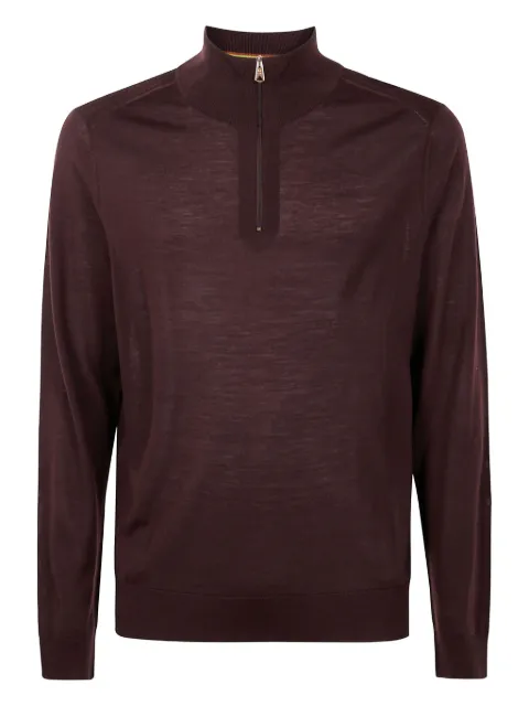 Paul Smith high-neck zip-up sweater