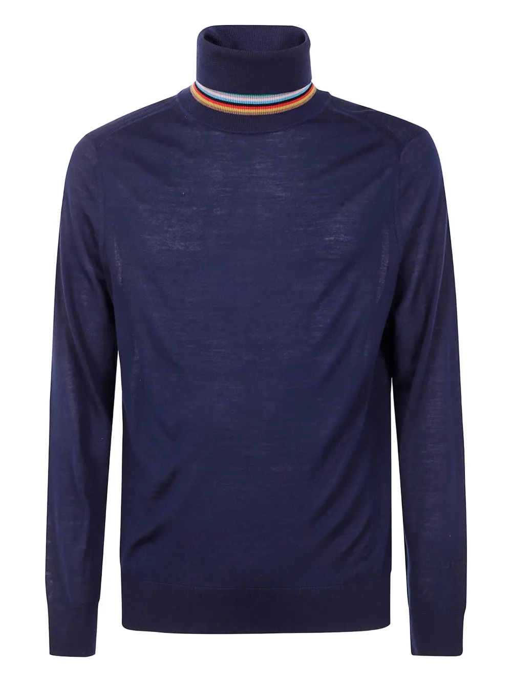 Paul Smith stripe turtleneck jumper | Blue | Image 1