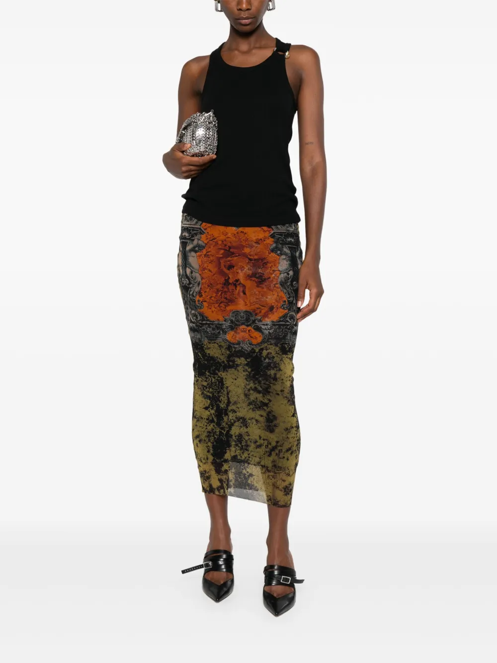 Jean Paul Gaultier baroque-print skirt | High-Waisted Skirts | Image 2