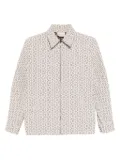 Céline Pre-Owned 1990-2000s zip up jacket macadam - White