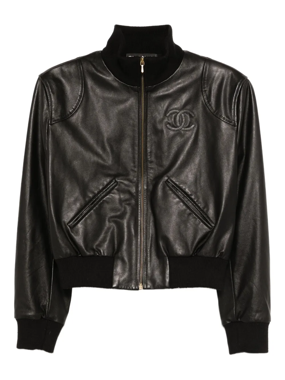 CHANEL Pre-Owned 1990-2000s ジップアップ ジャケット - ブラック CHANEL Pre-Owned 1990-2000s ジップアップ ジャケット - ブラック