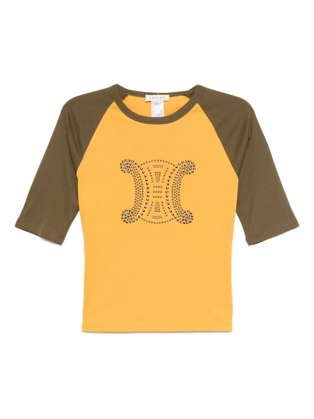 Céline Pre-Owned 1990-2000s macadam T-shirt | Yellow | Image 1