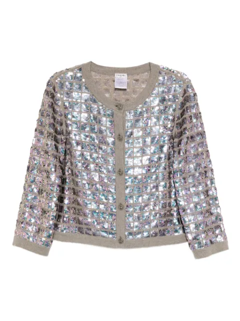 CHANEL Pre-Owned 2008 sequined-embellished cardigan
