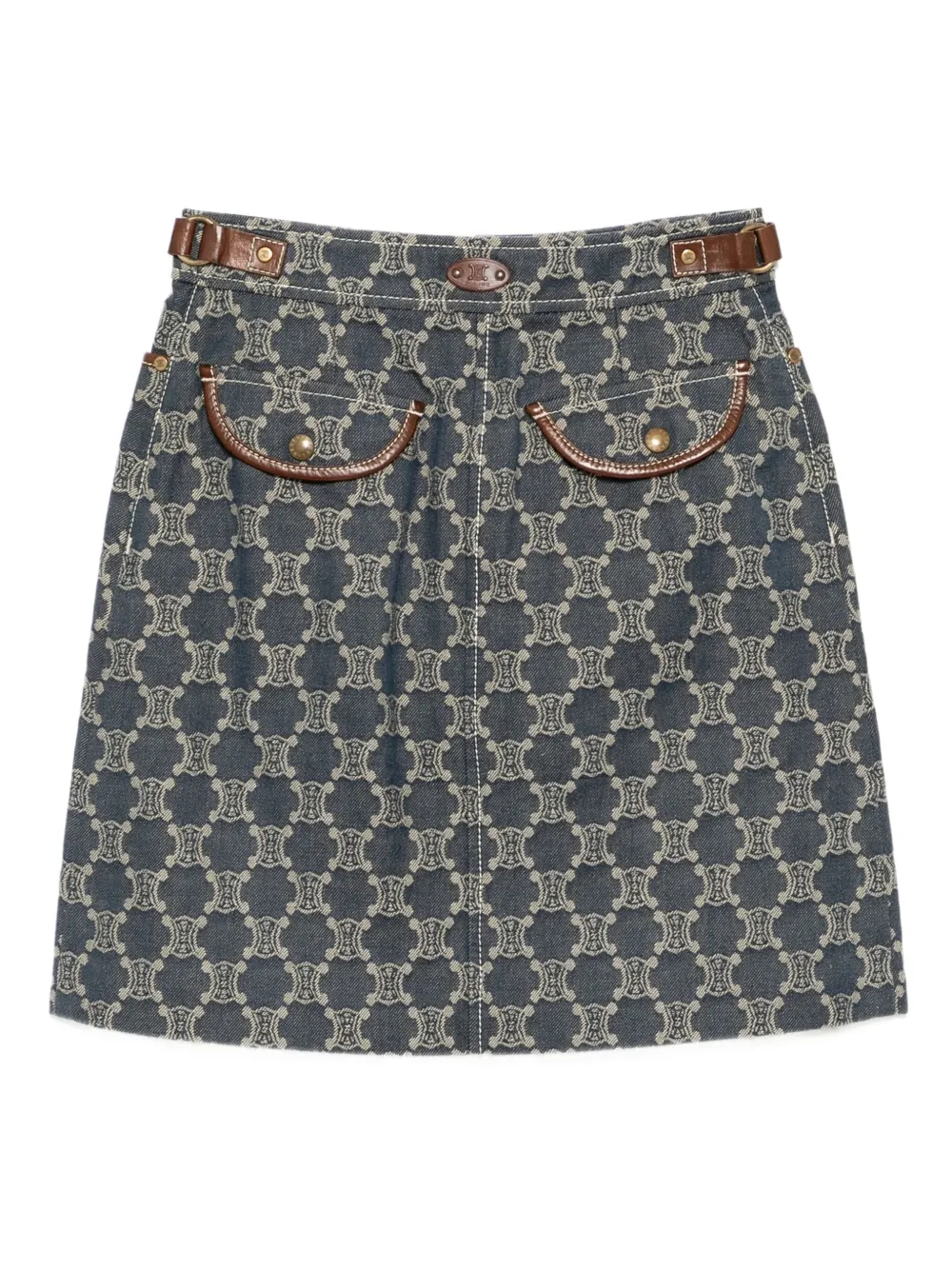 Céline Pre-Owned 1990-2000s skirt macadam denim | Image 2